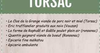 Marché de Torsac