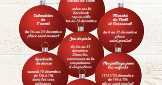 animations de Noël Cap en Ville