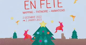 visuel hiver en fête pour animations Noël 2022