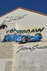 Mur peint "Angoulême accueille Michel Vaillant au circuit des remparts"